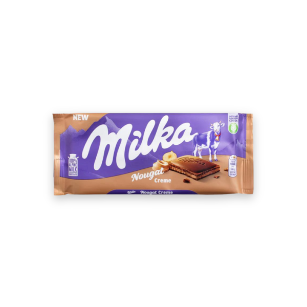 Milka Nougat Creme Chocolate Bar (Romania)