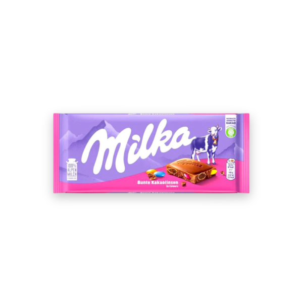 Milka Bunte Kakaolinsen Chocolate Bar (Germany)