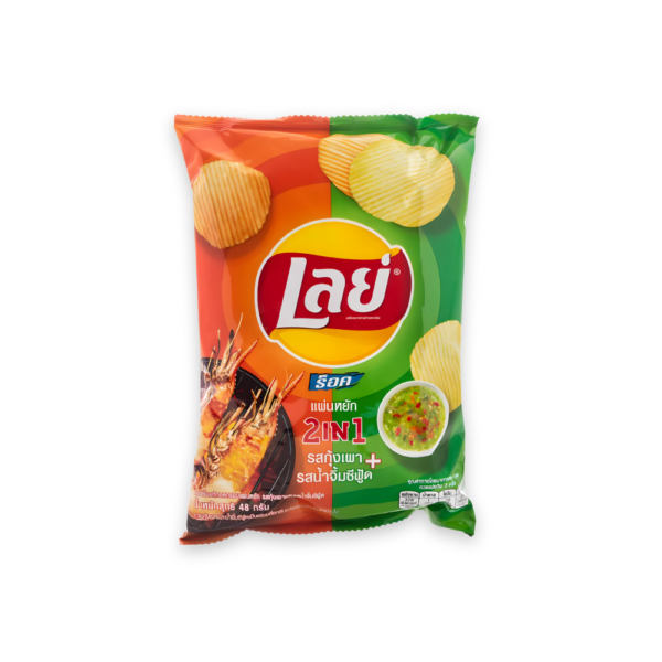 Lays 2 in 1 Grilled Prawn & Seafood (Thailand)