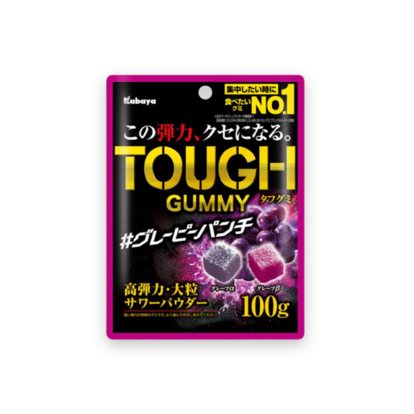 Kabaya Tough Gummy Grape Punch (Japan)